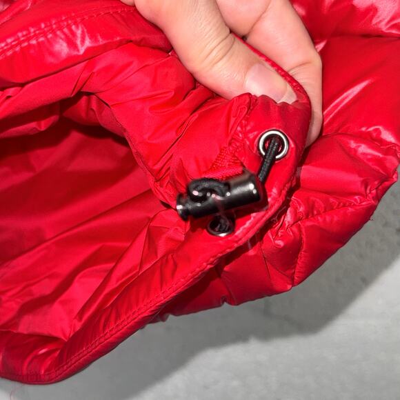 Polo Ralph Lauren Glossy Quilted Vest, red Medium $348 - Picture 10 of 15